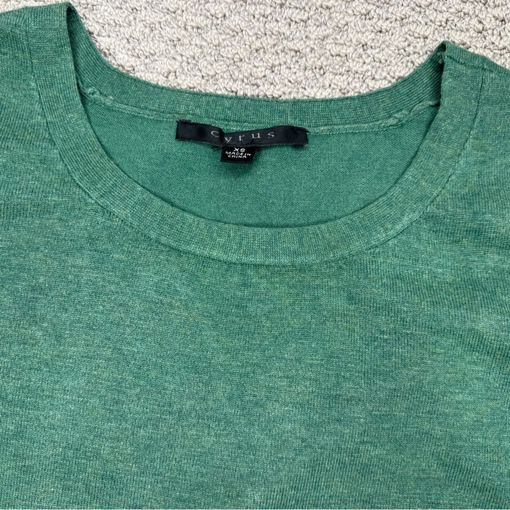 Cyrus Lightweight Oversized Loose Fit Spring Green Tunic Sweater Size XS - Picture 5 of 5